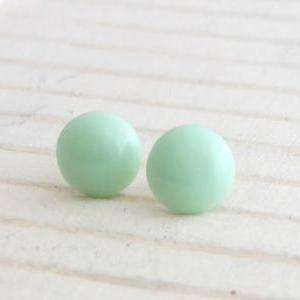 Mint Green Earrings